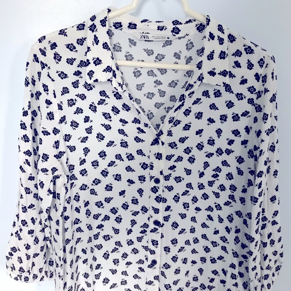 Long Floral Dress | Zara - Picture 3 of 7